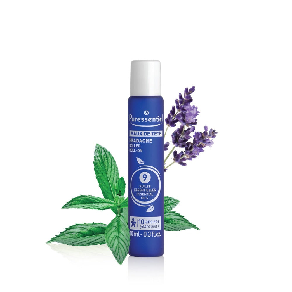 Puressentiel Headaches Roller With 9 Essential Oils - 5ml - Medaid International