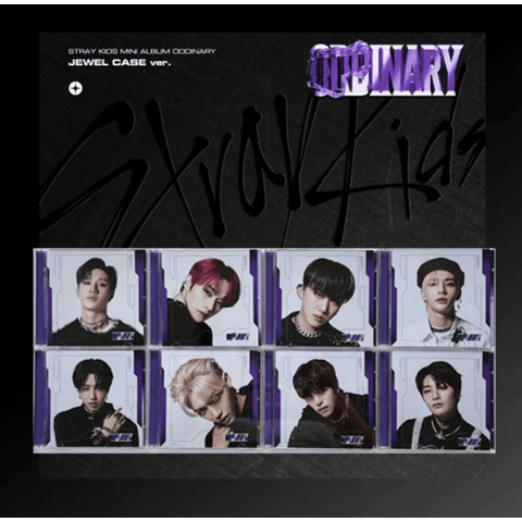 Stray Kids Album - ODDINARY - JEWEL CASE Ver. - CD (One Random) - Medaid International