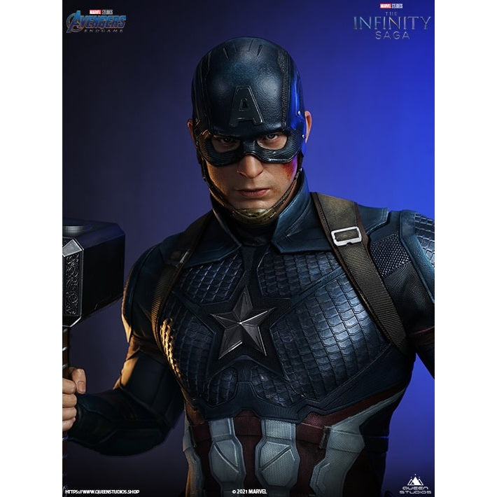 Marvel Captain America 1/2 Statue By Queen Studios - Medaid International