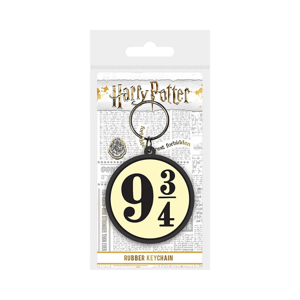 HARRY POTTER - 9 3/4 (RUBBER KEYCHAIN) By Pyramid - Medaid International