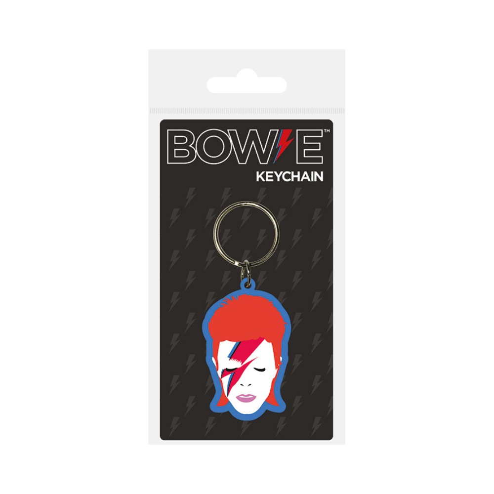 DAVID BOWIE - ALADDIN SANE (RUBBER KEYCHAIN) By PYRAMID - Medaid International