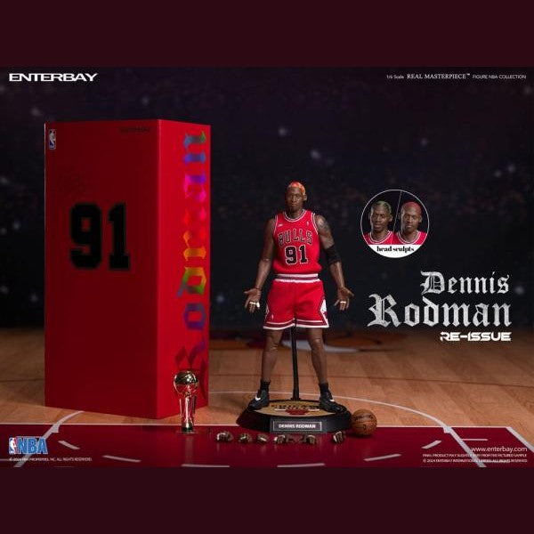 NBA Basketball - Dennis Rodman 1/6th Scale Action Figure By Enterbay - Medaid International