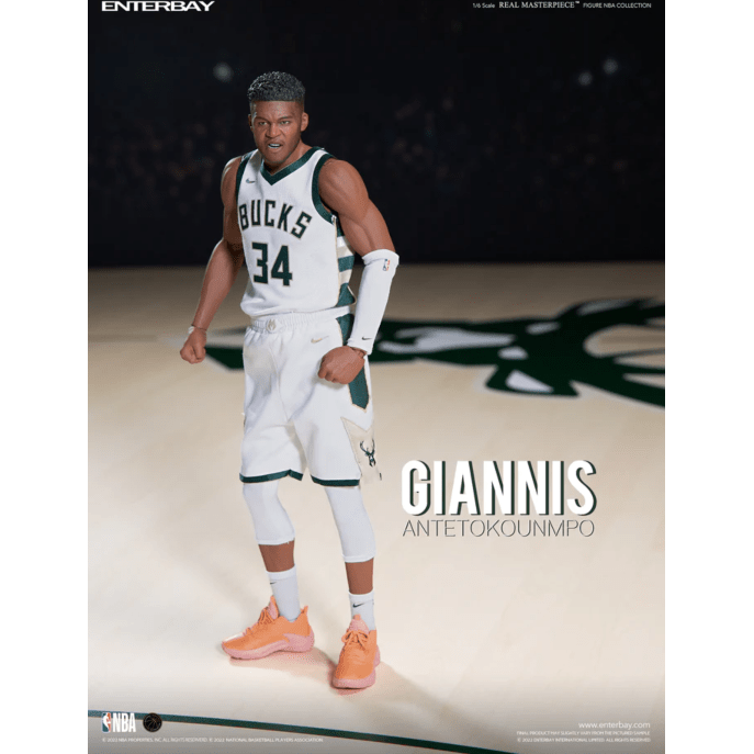 NBA Basketball - Giannis Antetokounmpo Real Masterpiece 1/6th Scale Action Figure - Medaid International