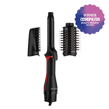 Limited Edition Revlon Pro Collection Salon One-Step Hair Dryer & Volumiser Titanium (220 Voltage Plug)للشعر الطويل - Medaid
