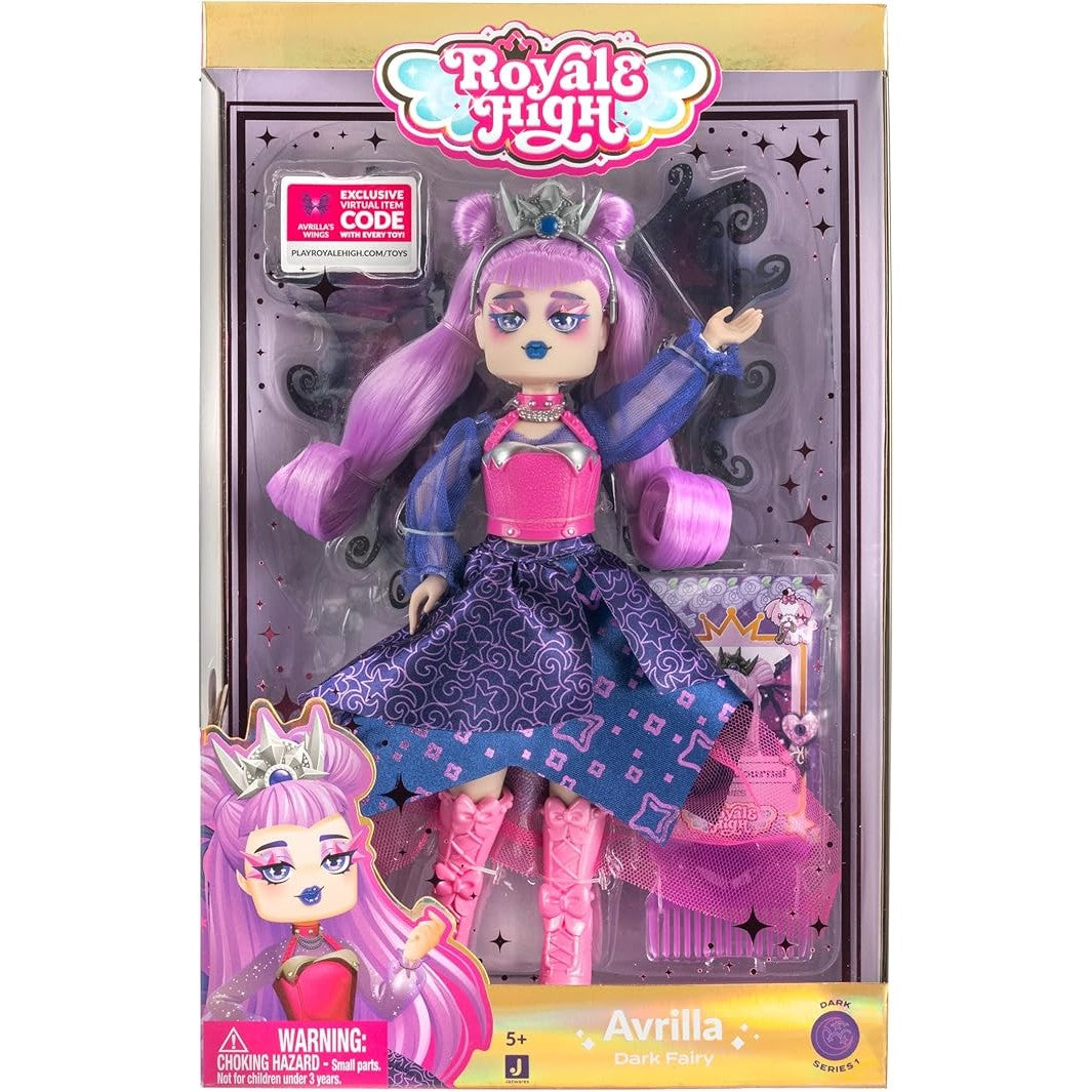 ROYALEHIGH FASHION DOLL+ACC. 9"" 4ASST - Medaid International