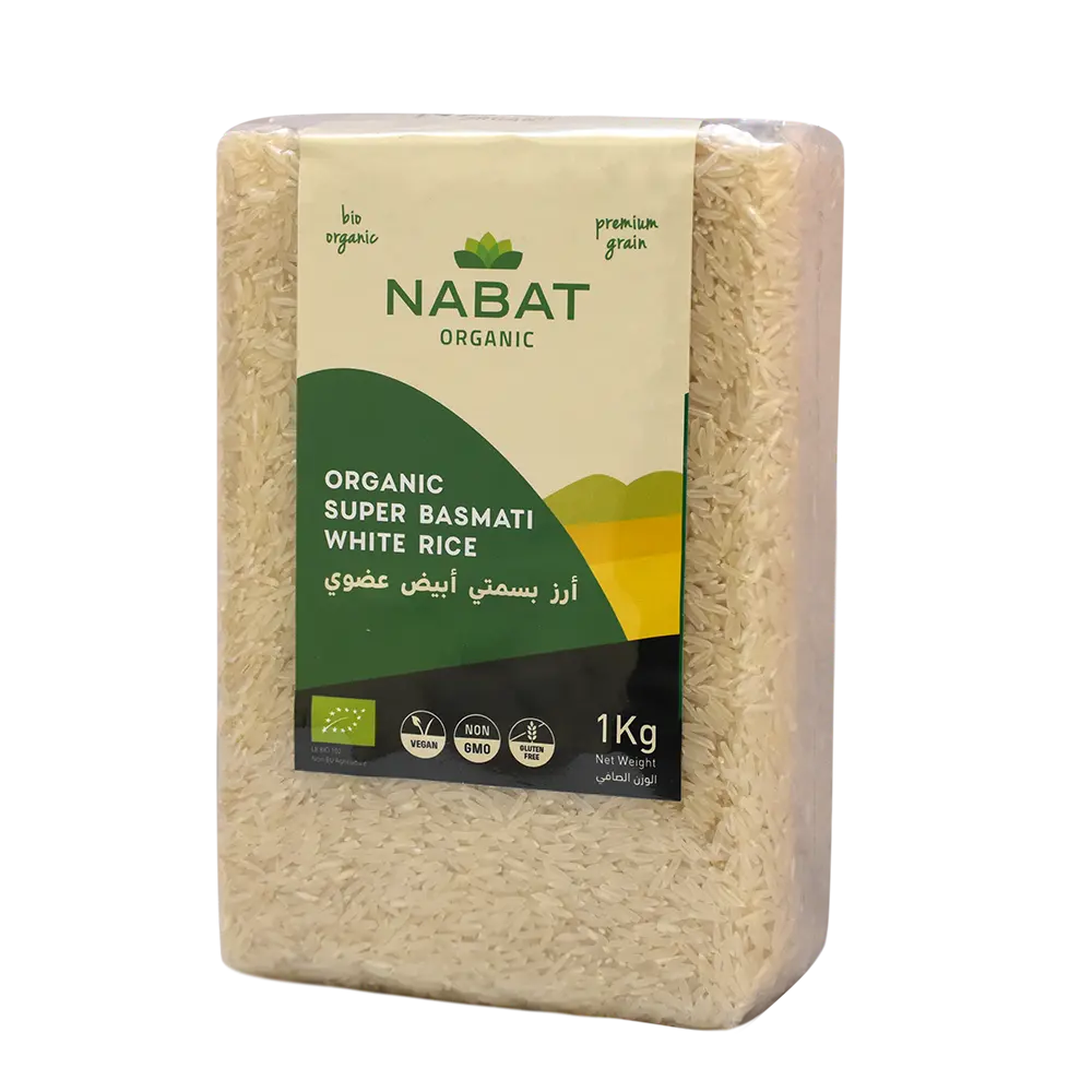Organic Super Basmati White Rice - Medaid International