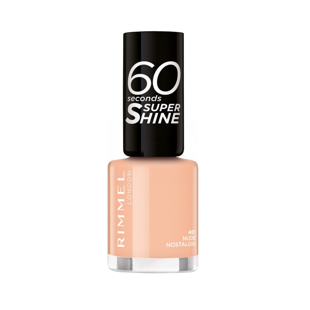 Rimmel 60 Seconds Nail Polish 401 Nude Nostalgia - Medaid International