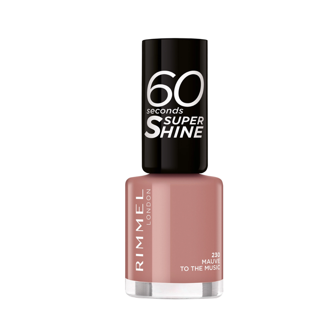 Rimmel 60 Seconds Nail Polish 230 Mauve To The Music - Medaid International