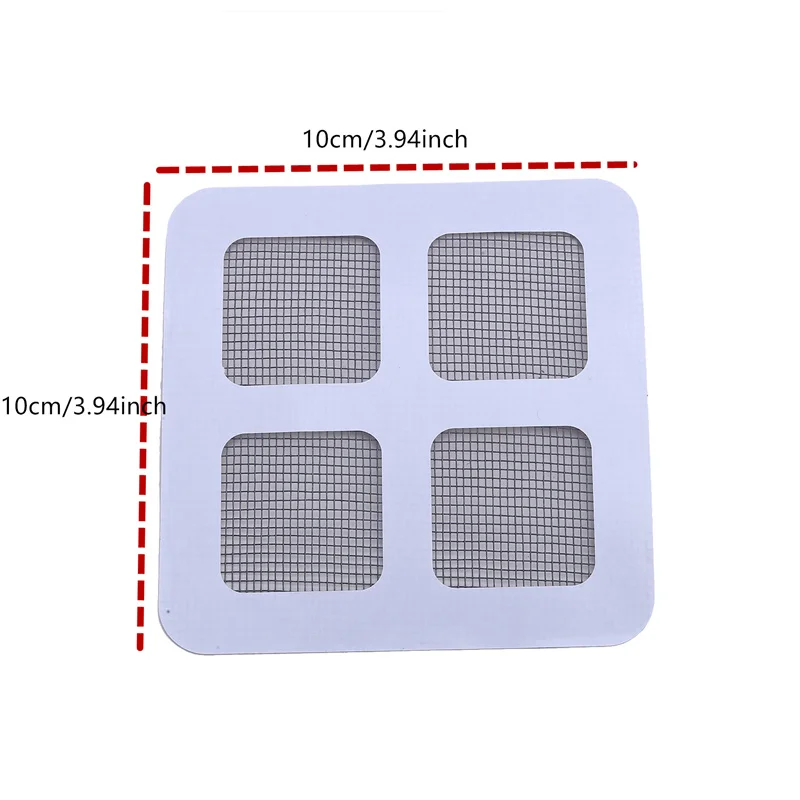 Set of 10 Anti-Clog Mesh Drain Filter – Hair & Insect Resistant Bathroom Screen - Medaid International