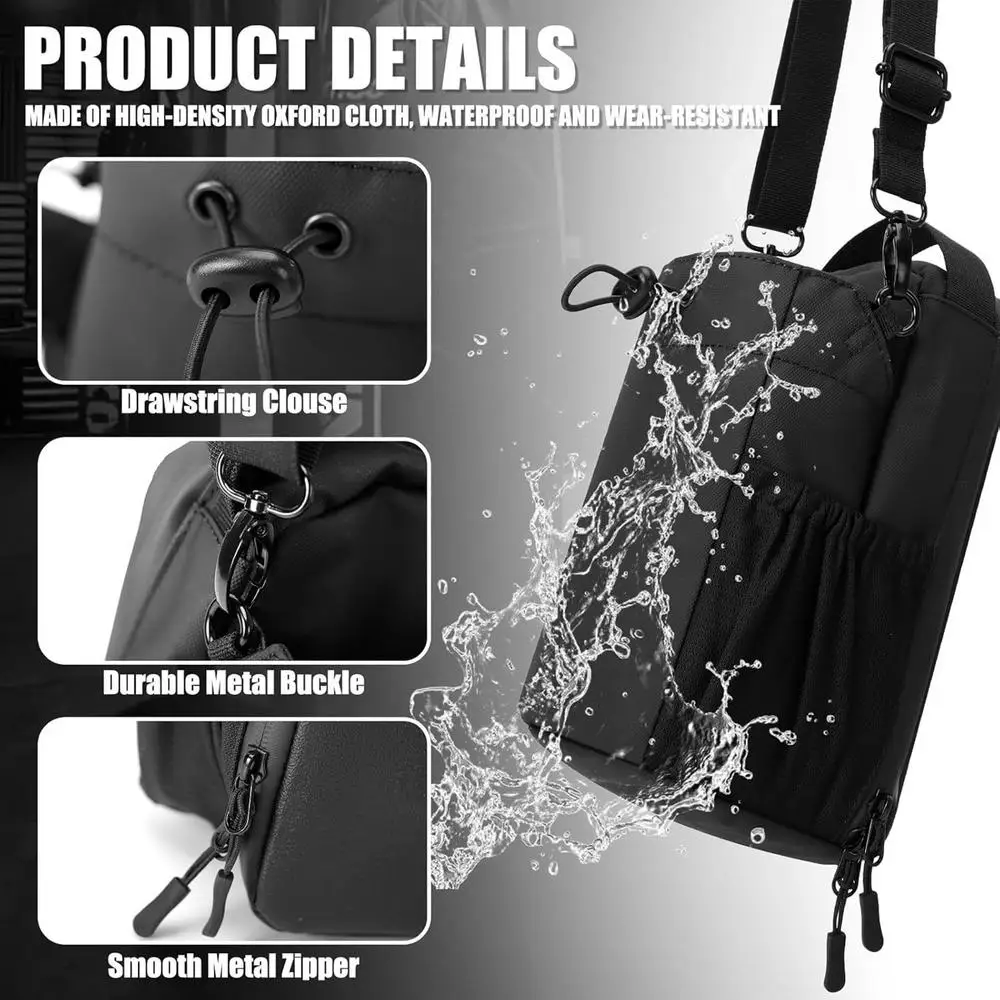 Magnetic Gym Bag With Water Bottle Holder - Medaid International