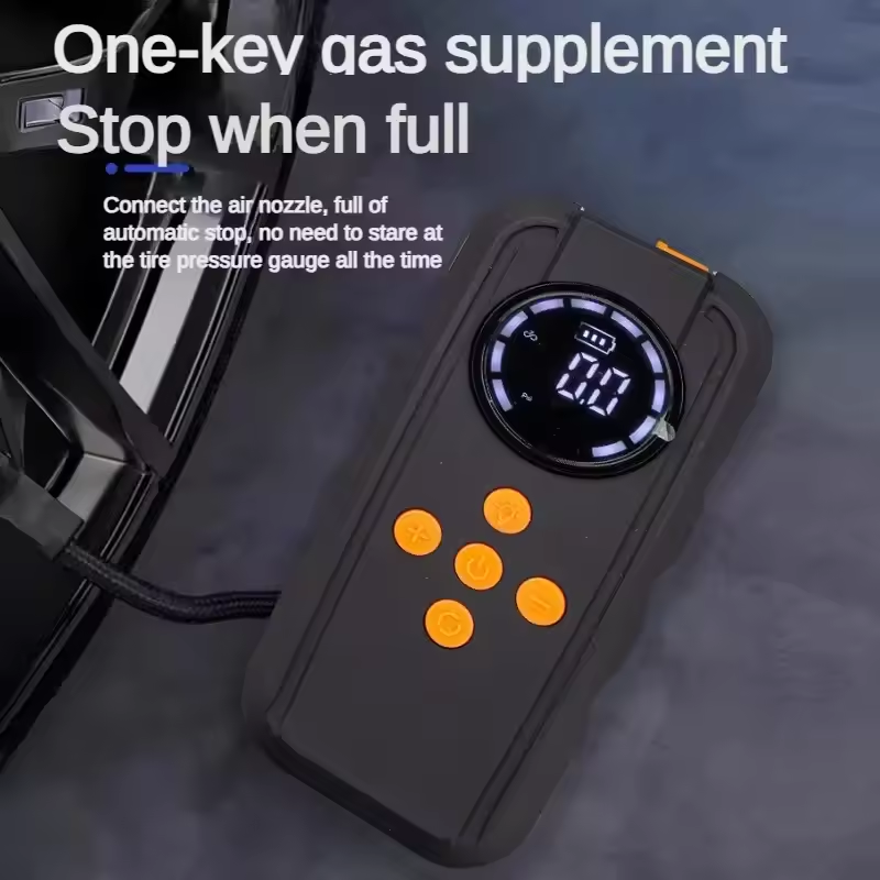 Smart Car Jump Starter and Air Compressor 150PSI Booster Charger 1000A Starting Light Car Air Pump Device with LED Light - Medaid International