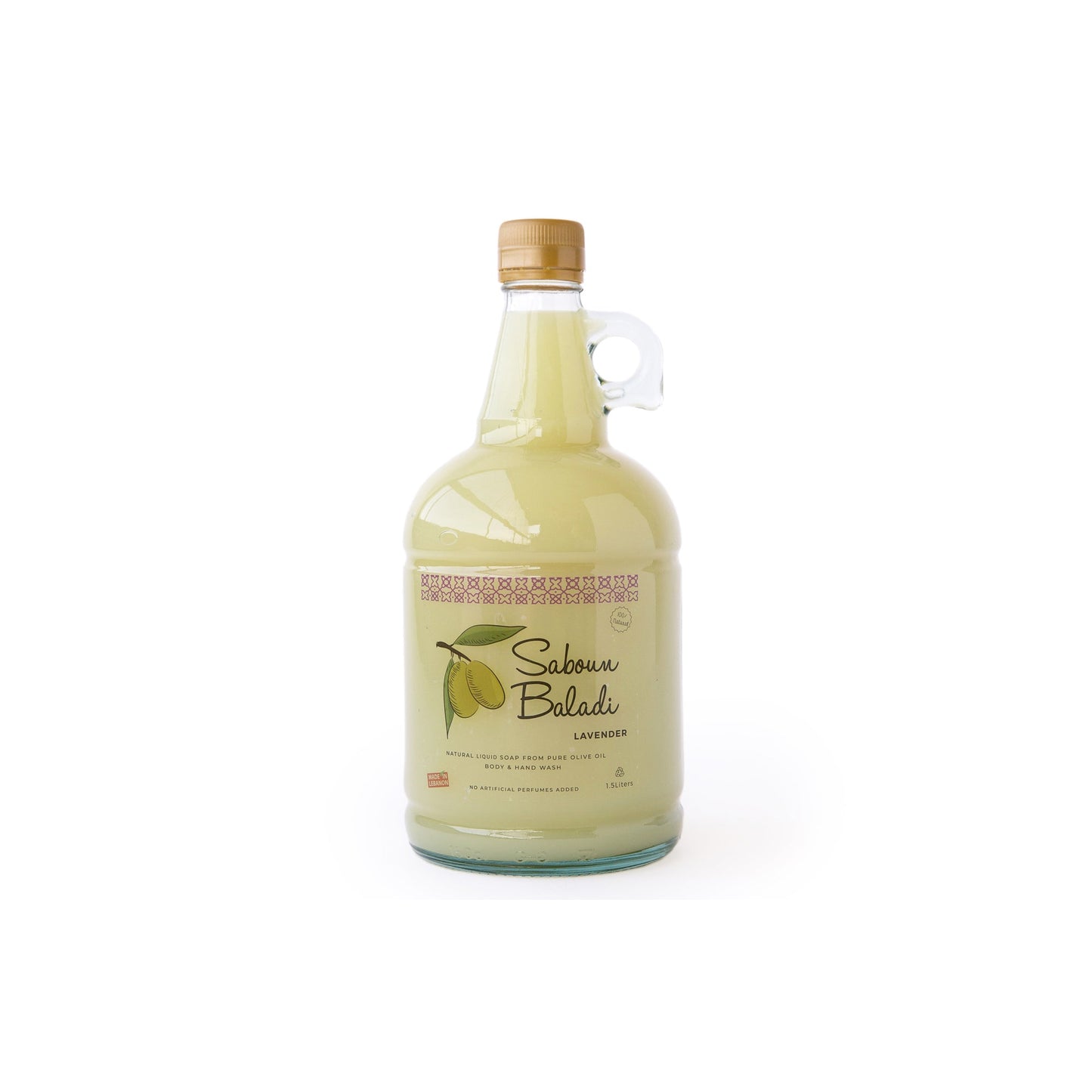 SABOUN BALADI LIQUID SOAP GALLON - LAVENDER - Medaid International