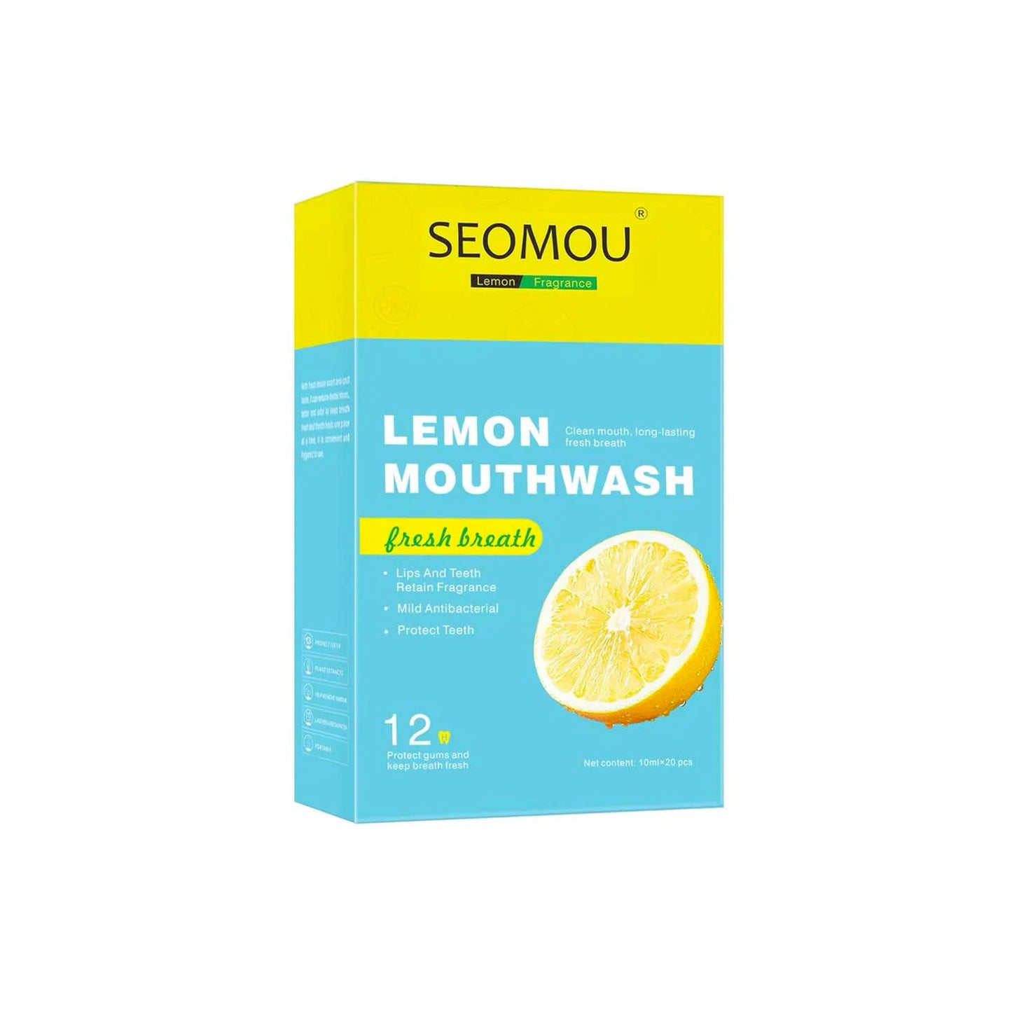 SEOMOU MOUTH WASH STRIPS - LEMON - Medaid International