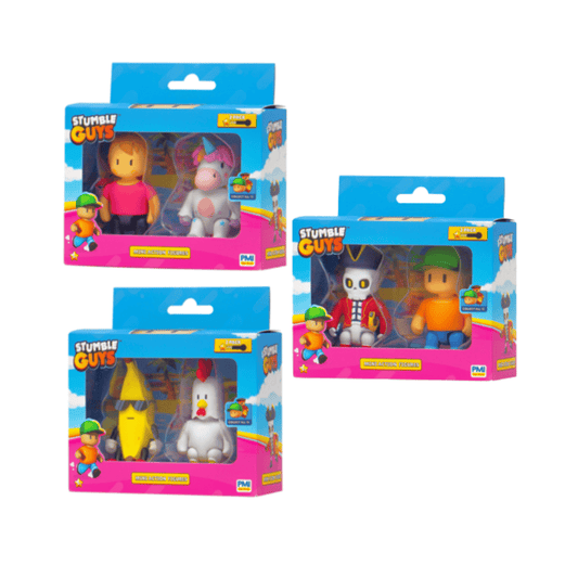 Stumble Guys Mini Action Fig 3"2 PC 1 single Pack Assorted - Medaid International