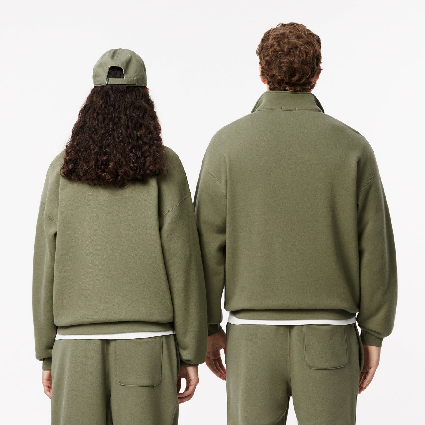 buy-loose-fit-zip-neck-badge-accent-sweatshirt-sh2748-bmy-lebanon - Medaid