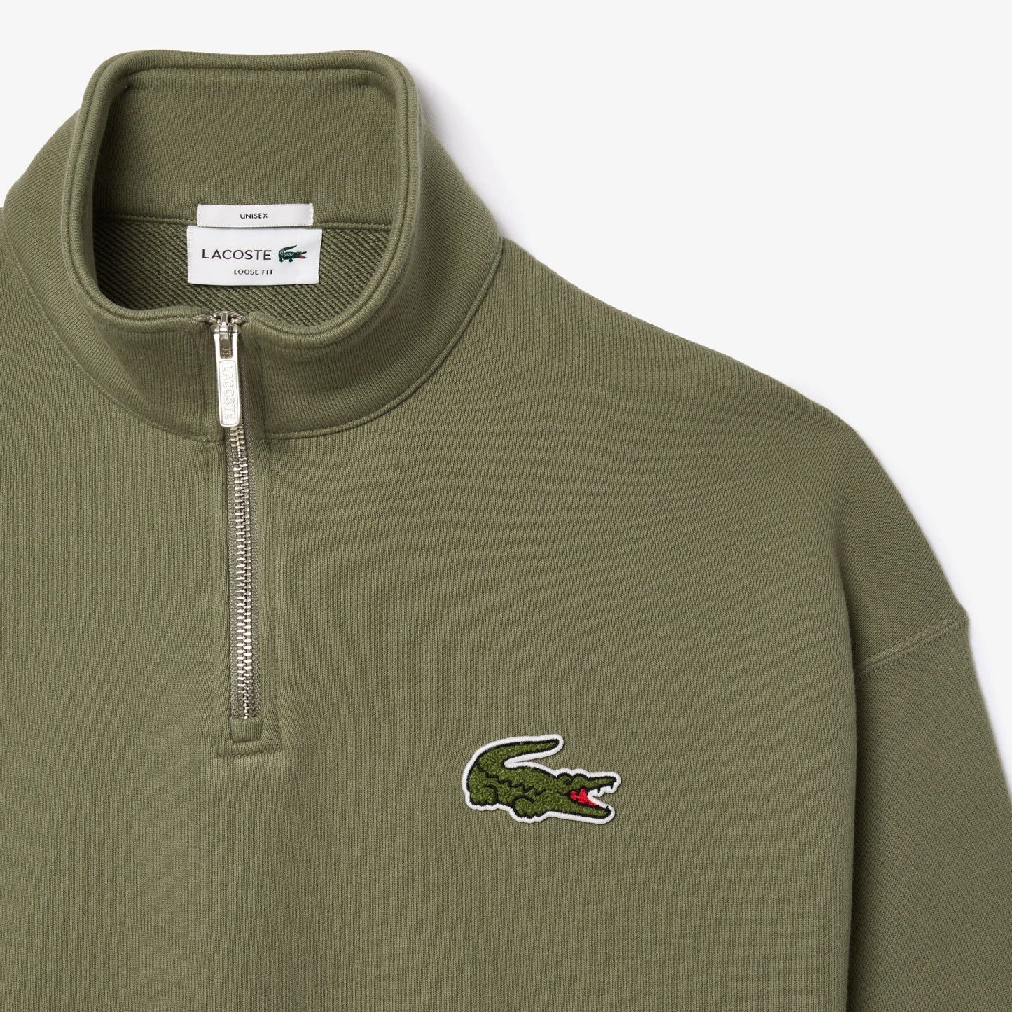 buy-loose-fit-zip-neck-badge-accent-sweatshirt-sh2748-bmy-lebanon - Medaid