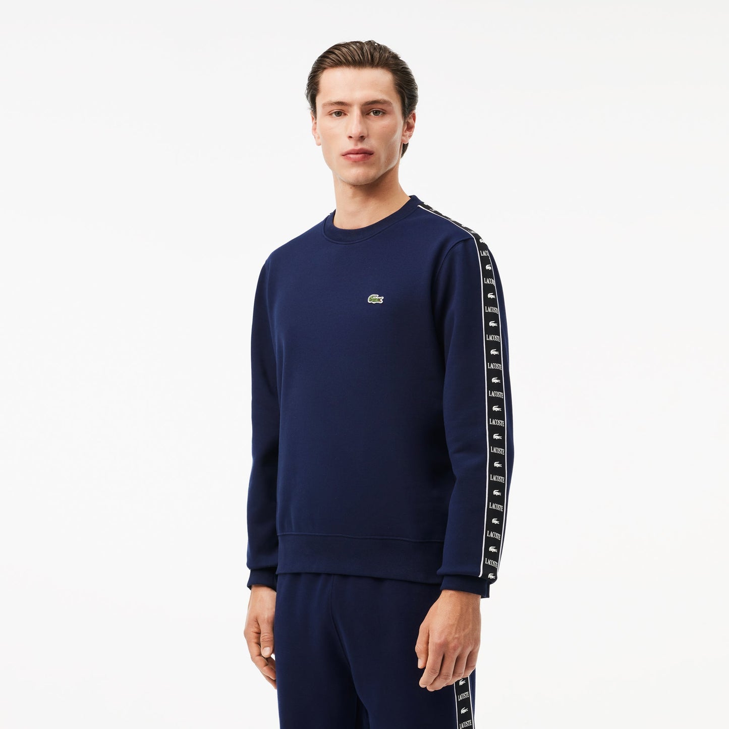 buy-logo-strip-crew-neck-sweatshirt-sh7492-166-lebanon - Medaid International