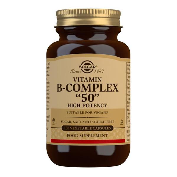 Solgar - B-Complex “50” 100 Vegetable Capsules - Medaid International