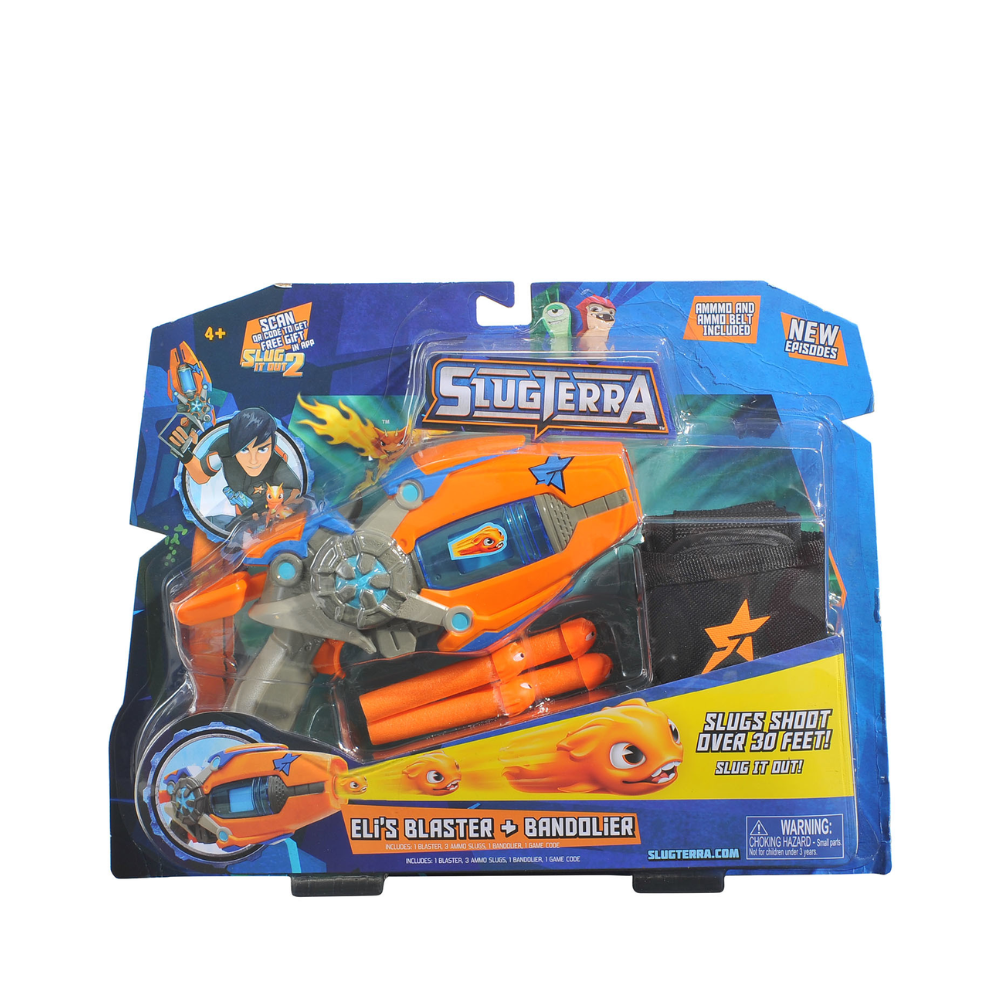 Slugterra Revolving Eli's Blaster w/Belt Set By Jakks Pacific - Medaid International