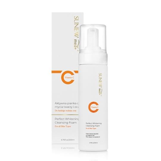 Sunew Med Plus Perfect Whitening Cleansing Foam 200ML - Medaid International
