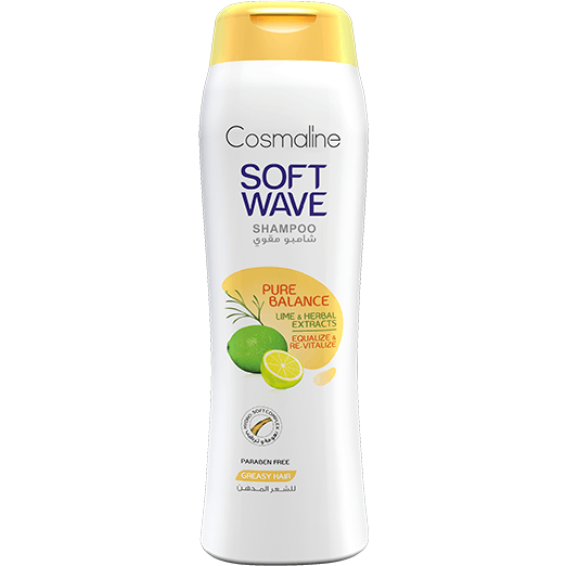 Cosmaline Soft Wave Pure Balance Shampoo - Greasy Hair 400ml - Medaid International