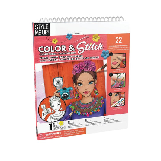 SpiceBox Color and Stitch Coloring Kit - Medaid International