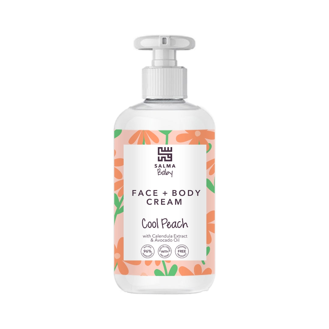 Baby Face & Body Cream Cool Peach - Medaid International
