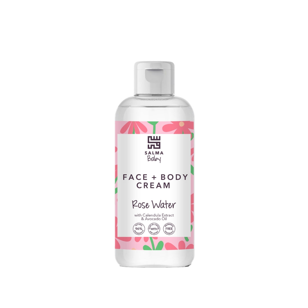 Baby Face & Body Cream Rose Water - Medaid International