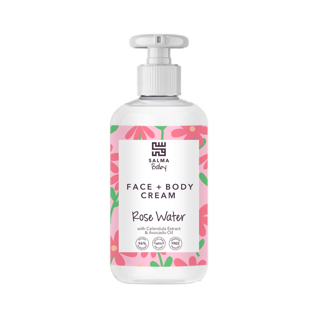 Baby Face & Body Cream Rose Water - Medaid International