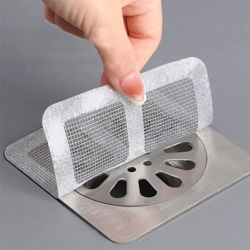 Set of 10 Anti-Clog Mesh Drain Filter – Hair & Insect Resistant Bathroom Screen - Medaid International