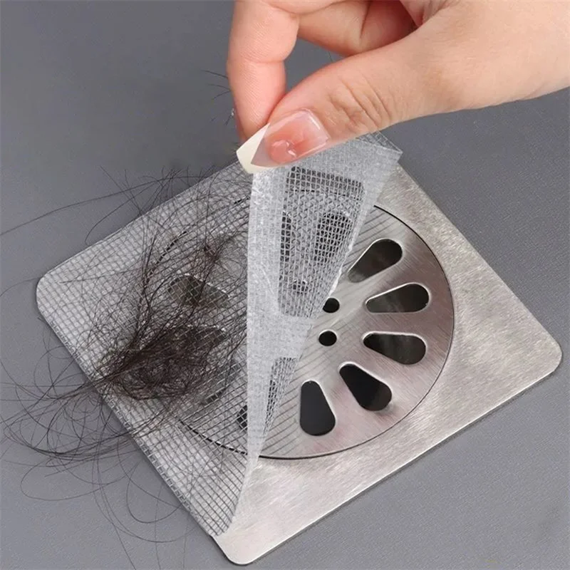Set of 10 Anti-Clog Mesh Drain Filter – Hair & Insect Resistant Bathroom Screen - Medaid International
