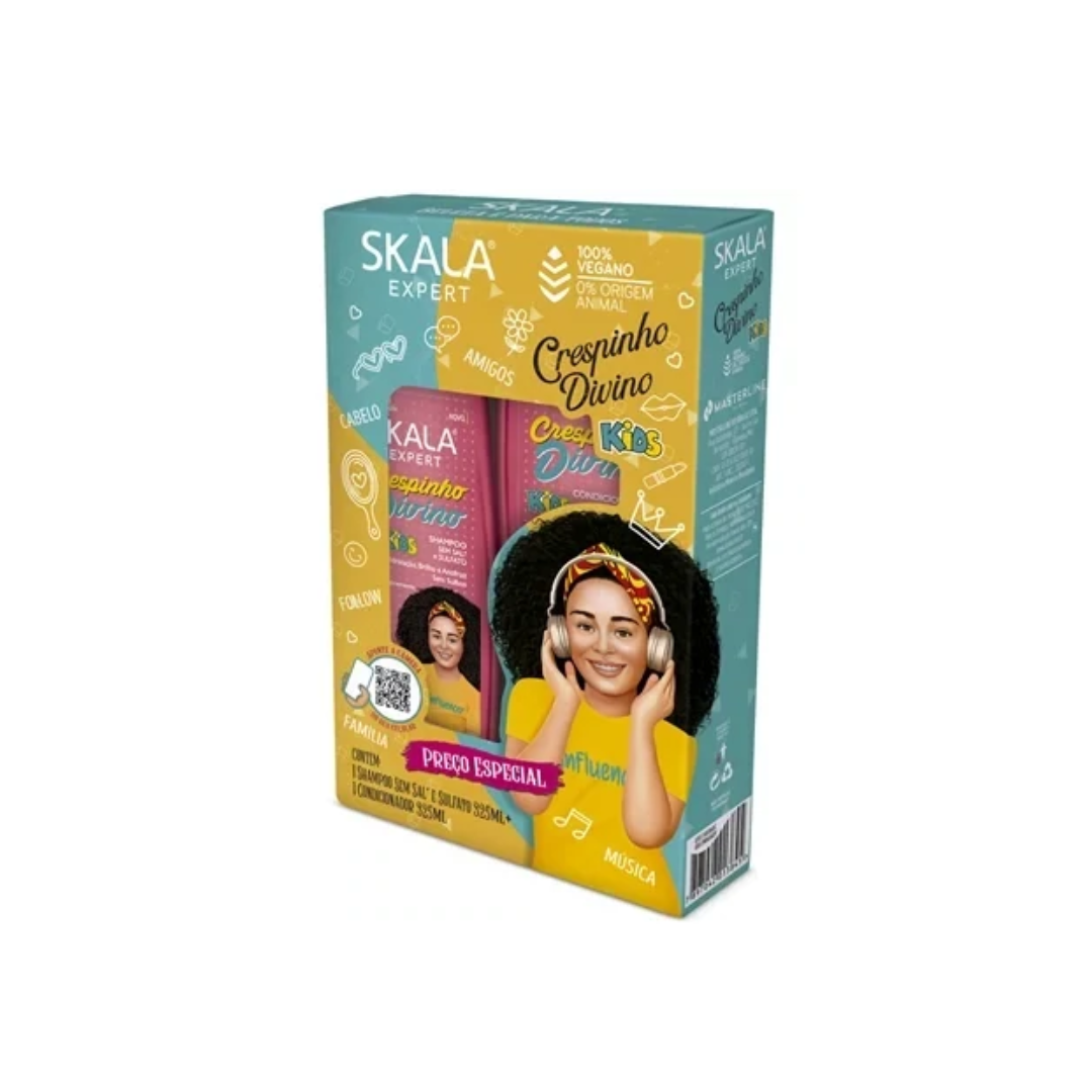 Skala Expert Divine Curls Kids Shampoo & Conditioner Kit - Medaid