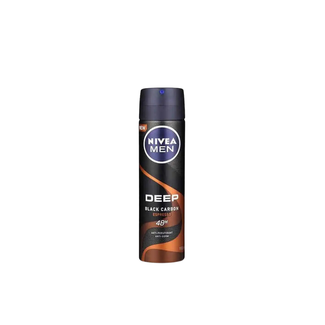 Nivea Deep Espresso Deodorant Spray For Men 150ml - Medaid