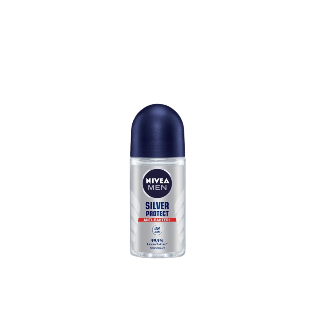 Nivea Silver Protect Deodorant Roll-On For Men 50ml - Medaid International