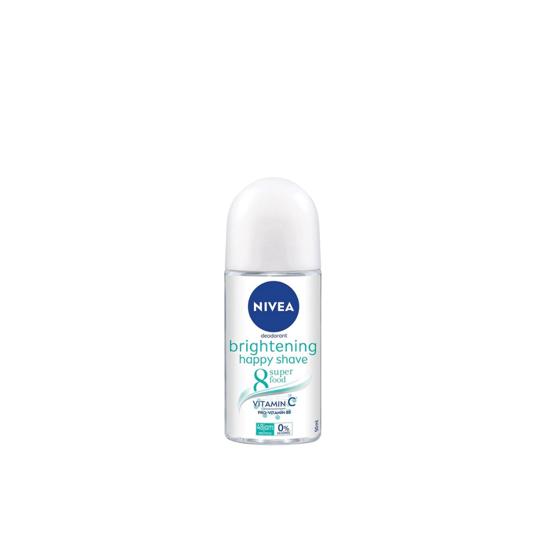 Nivea Brightening Happy Deodorant Roll-On For Women 50ml - Medaid International