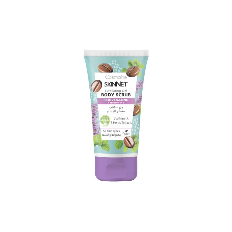 SKINNET Gel Body Scrub Rejuvenating Tube 150ml - Medaid