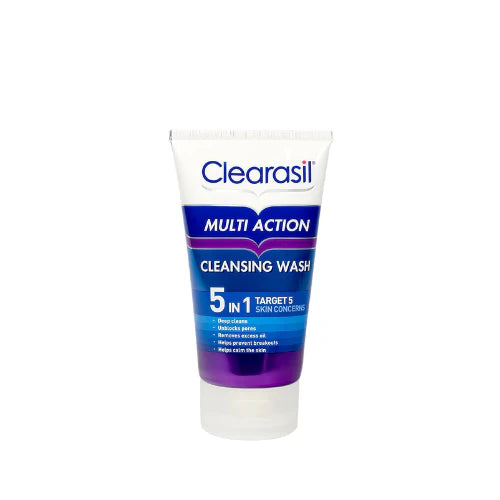 Clearasil 5 in 1 multi action cleansing wash 150ml - Medaid