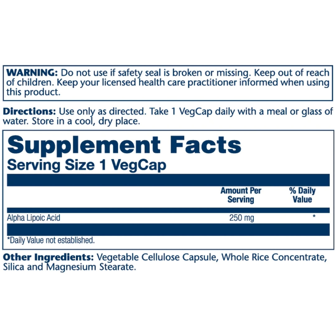Alpha Lipoic Acid 250mg - Medaid