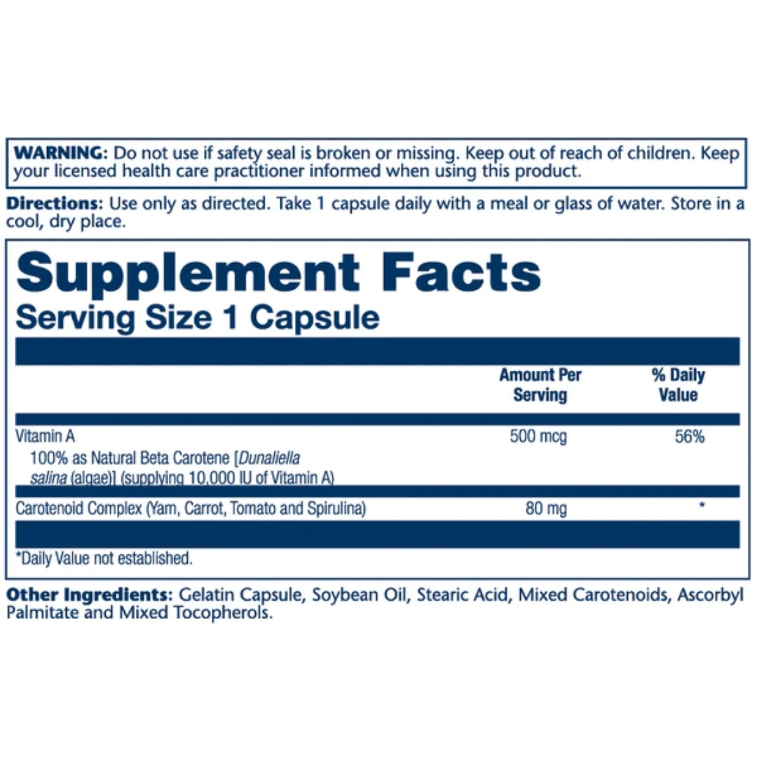 Food Carotene™ 500mcg - Medaid