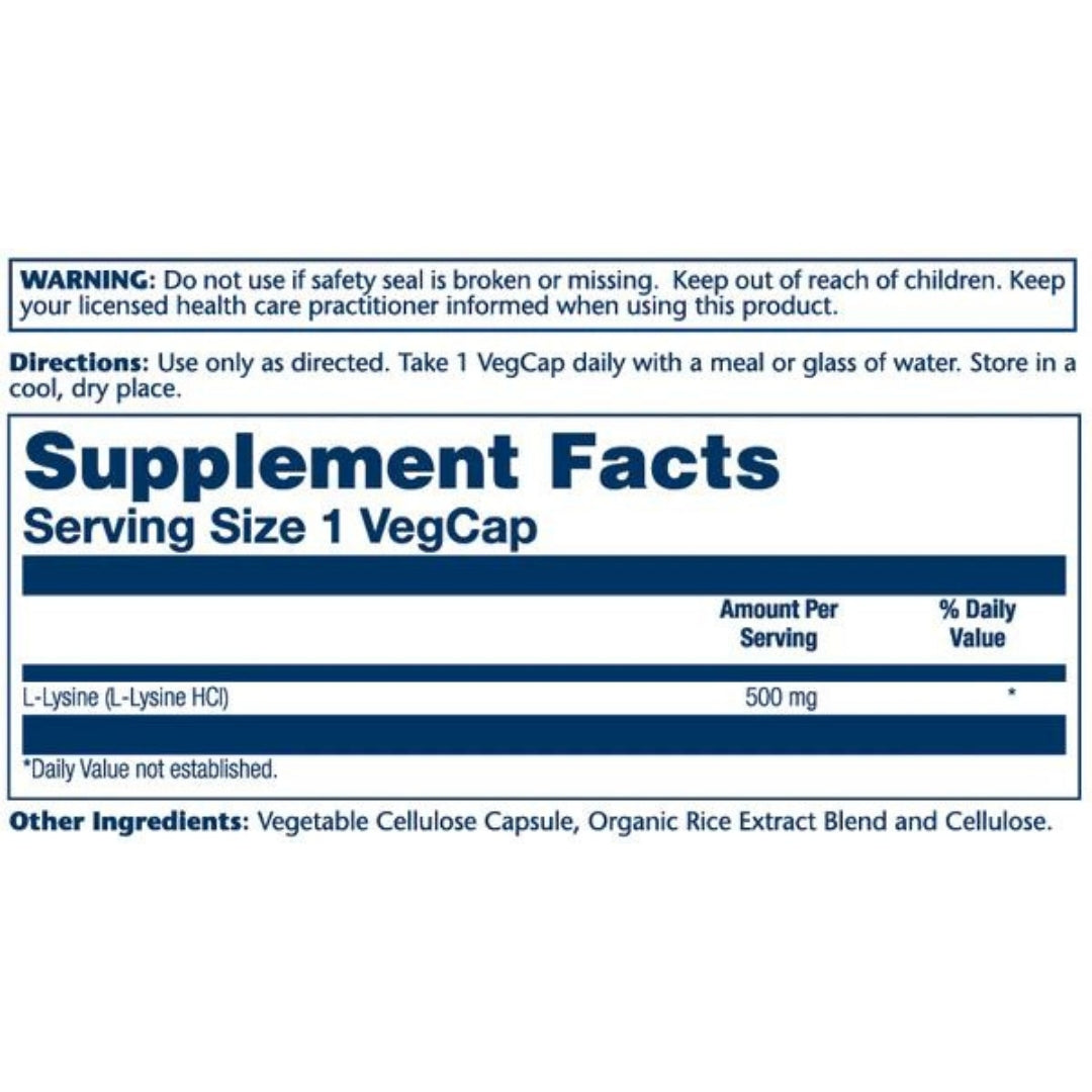 L-Lysine 500mg - Medaid International