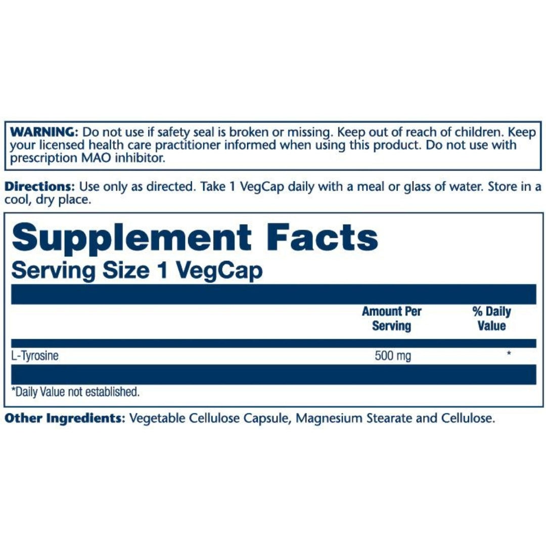 L-Tyrosine 500mg - Medaid