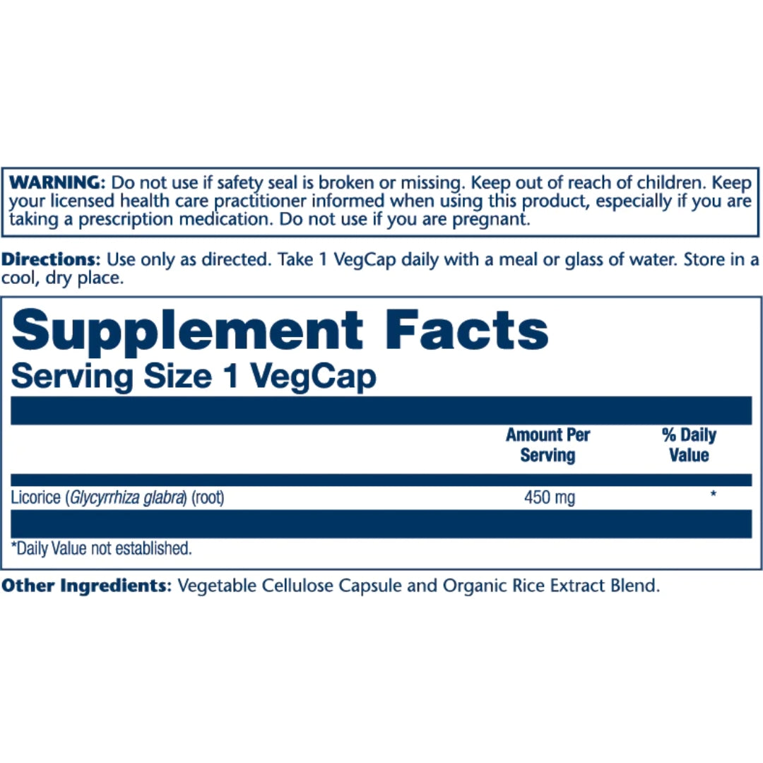 Licorice Root 450mg - Medaid International