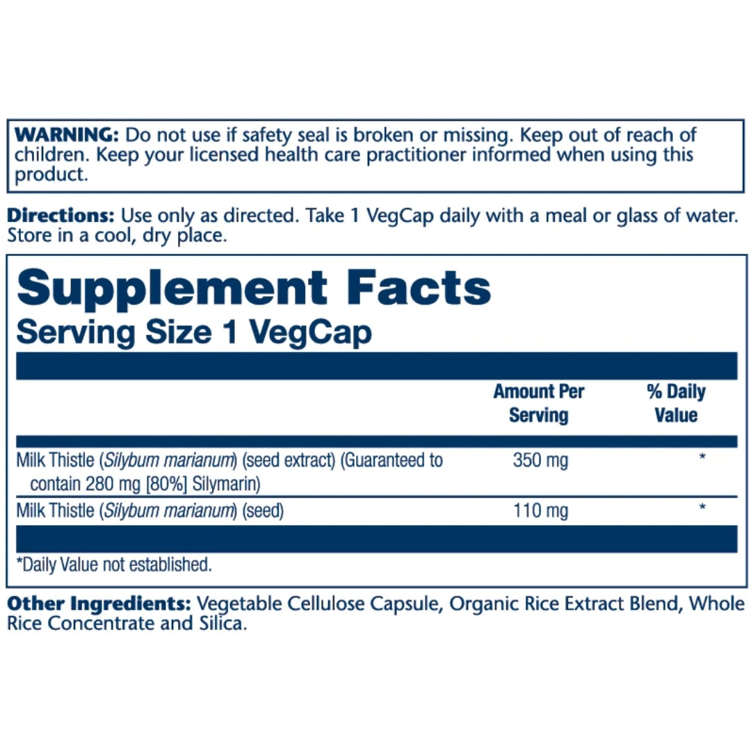 Milk Thistle Seed Extract 350mg - Medaid International