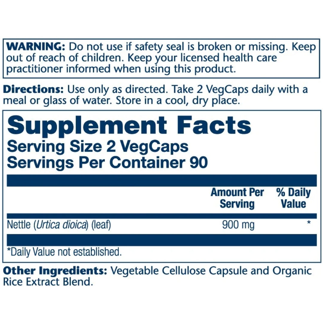 Nettle Leaf 900mg - Medaid International