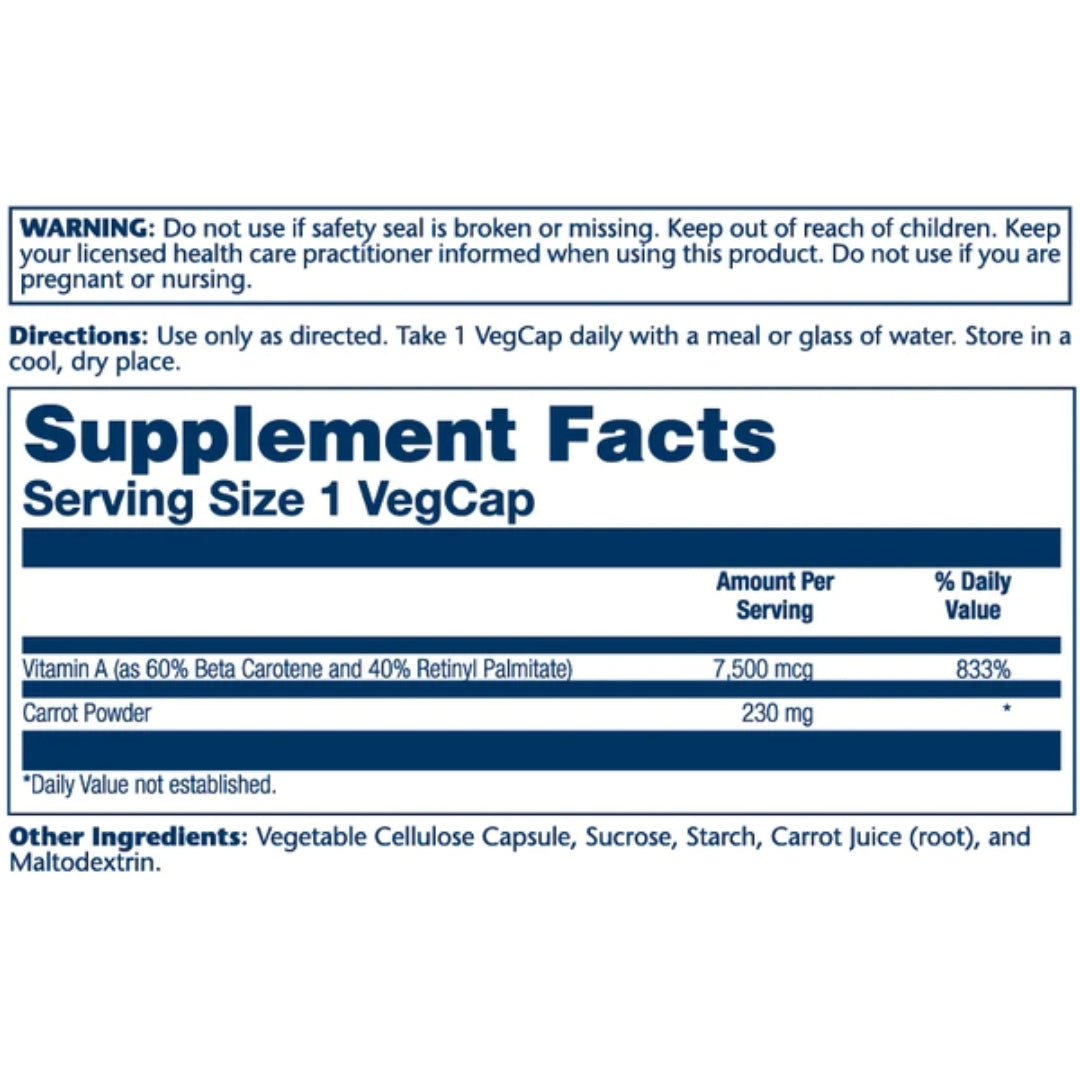 Vitamin A 7500mcg - Medaid