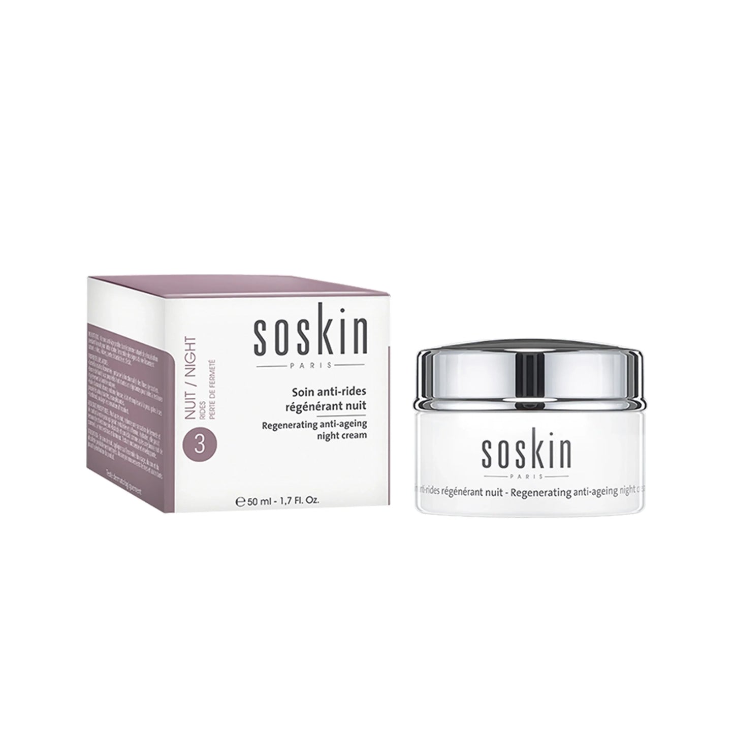 Soskin Regenerating Anti-Ageing Night Cream - Medaid International
