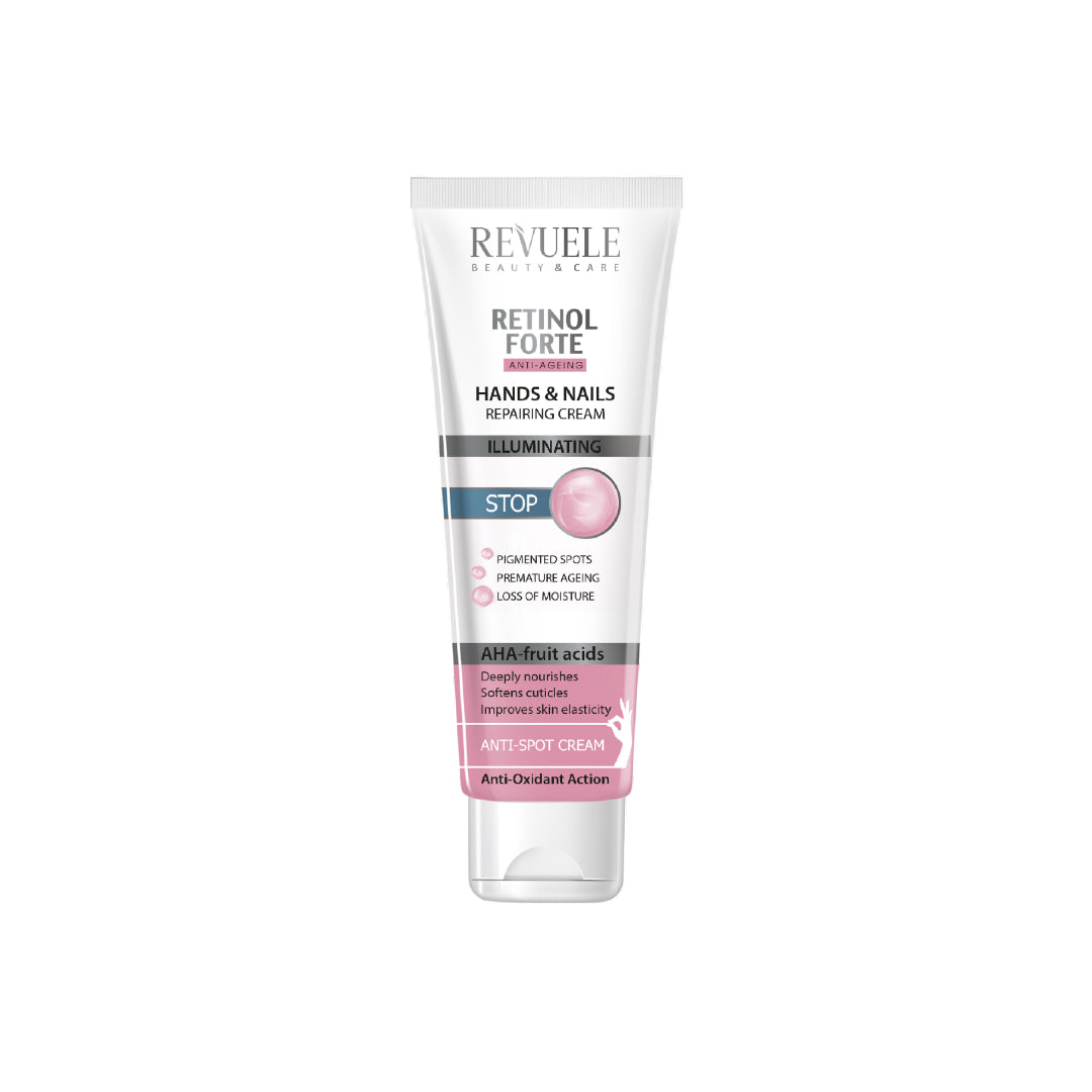 Revuele Retinol Forte Hands & Nails Repairing Cream 100ml - Medaid International