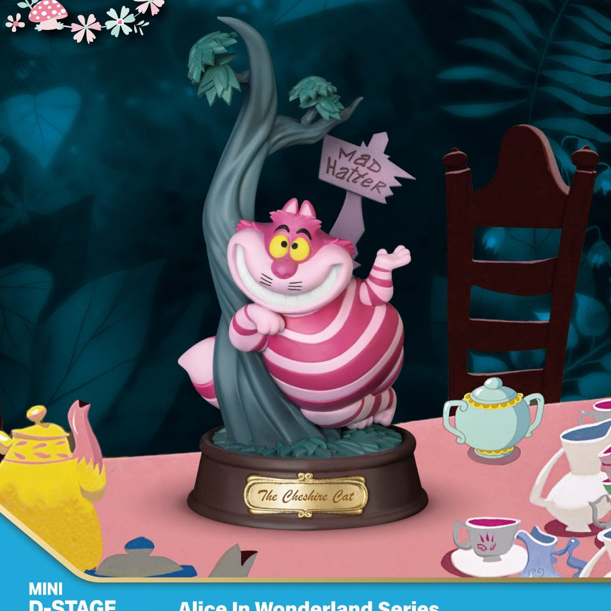 Alice in Wonderland Series The Cheshire Cat Mini Diorama Stage by Beast Kingdom - Medaid International