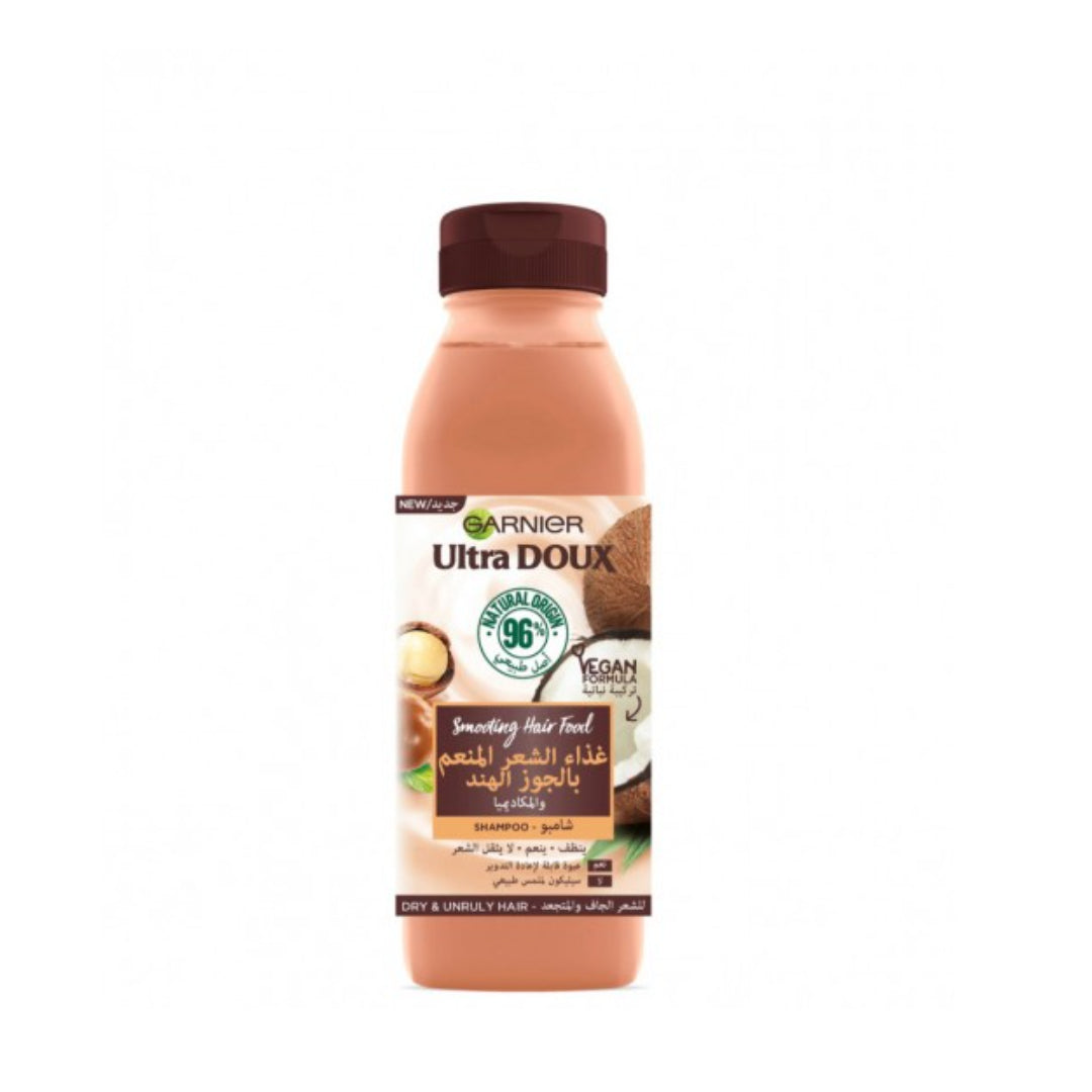 Garnier ultra doux shampoo hair food for dry and unruly hair 350ml - Medaid International