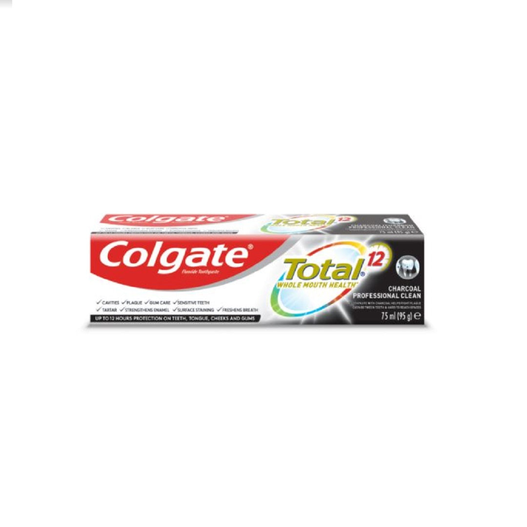 Colgate Total 12-19 Charcoal Deep Clean 75ML - Medaid International